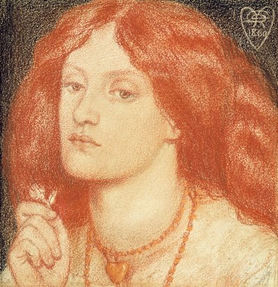 Portrett av Elizabeth Siddal (1834-62) av Dante Gabriel Charles Rossetti
