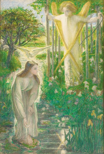 Bebudelsen, 1855 av Dante Gabriel Charles Rossetti