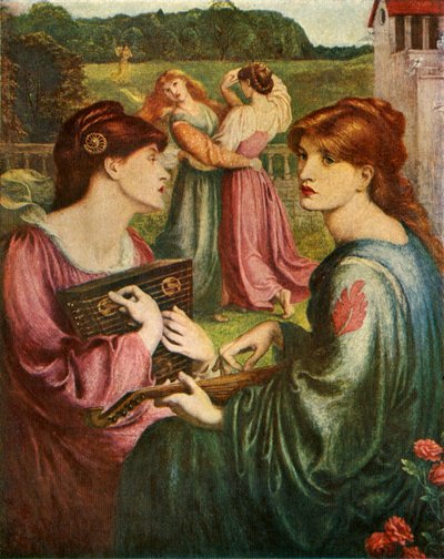 The Bower Meadow, 1850-1872, c1912 av Dante Gabriel Charles Rossetti