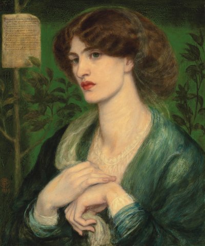 The Salutation of Beatrice, 1869 av Dante Gabriel Charles Rossetti