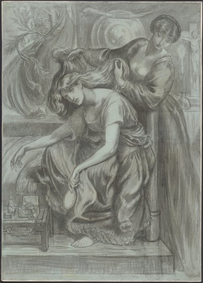Desdemonas dødssang av Dante Gabriel Rossetti