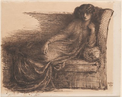 Jane Morris av Dante Gabriel Rossetti