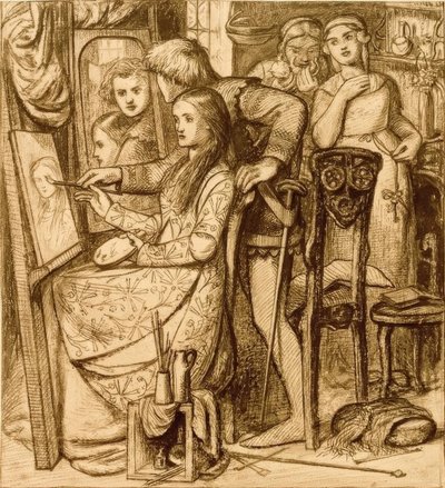 Kjærlighetens speil av Dante Gabriel Charles Rossetti