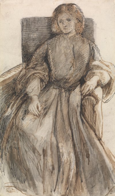 Frøken Elizabeth Siddal av Dante Gabriel Rossetti