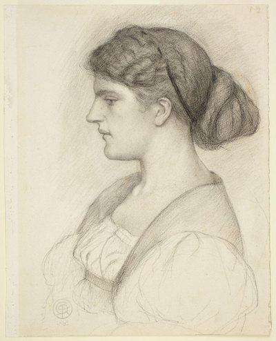 Profilbyste av Fanny Cornforth av Dante Gabriel Rossetti