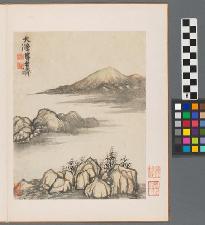 Minner om Qinhuai-elven, Qing-dynastiet av Daoji Shitao