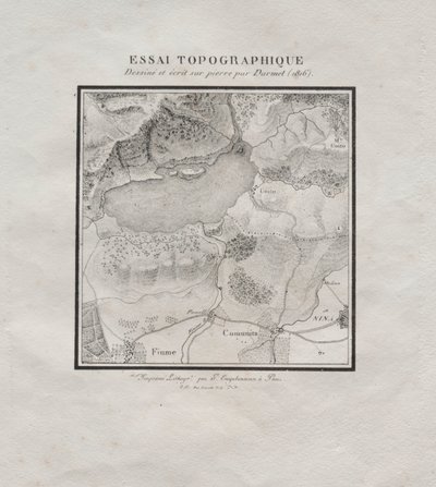 Samling av litografiske essays: Topografisk essay, 1816. av Darmet