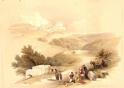 Ruinene av St. John-kirken, Sabaste av David (after) Roberts