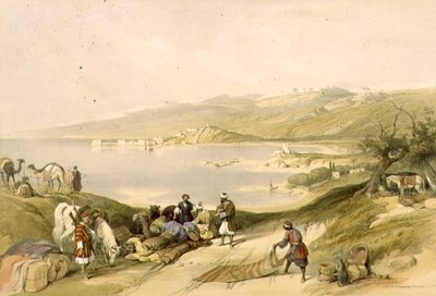 Sidon ser mot Libanon, plate 75 fra bind II av 