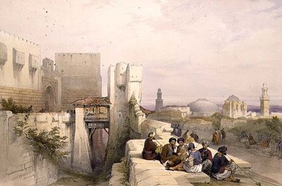 The Citadel of Jerusalem, 19. april 1841, plate 24 fra bind I av 