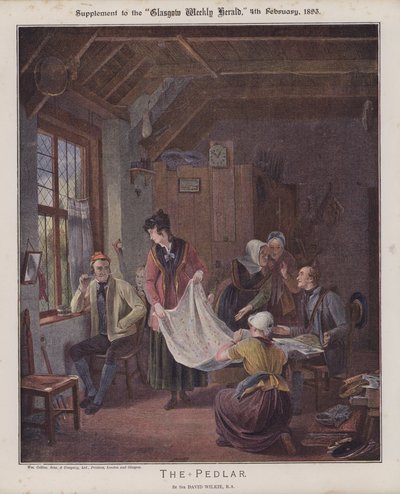 The Pedlar (farge litho) av David (after) Wilkie