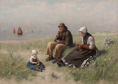 På sanden i Scheveningen av David Adolph Constant Artz