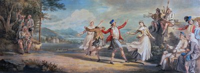 En Highland Dance av David Allan
