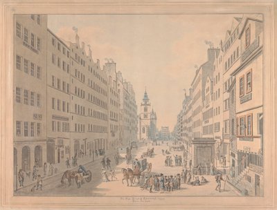 High Street i Edinburgh fra øst av David Allan