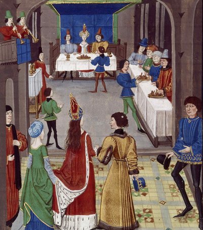 Ekteskapet. Fra: Renaud de Montauban, ca 1465. av David Aubert