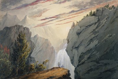 Ved fossen, ca. 1850. av David Claypoole Johnston
