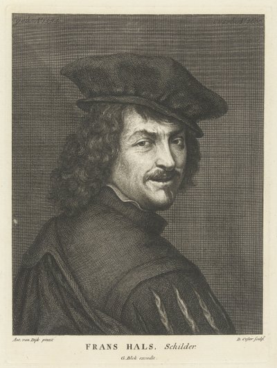 Portrett av maleren Frans Hals av David Coster