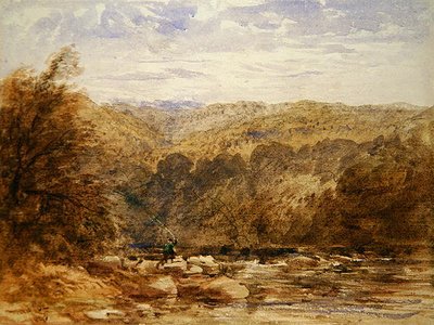 En Derbyshire-elv av David Cox