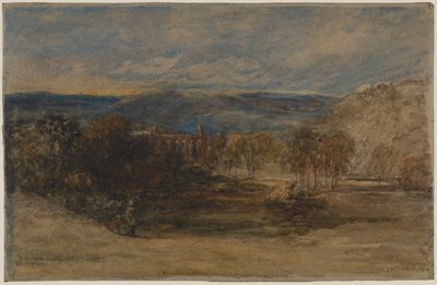 Bolton Abbey, ca. slutten av 1840-1857. av David Cox
