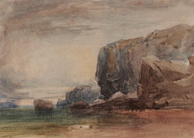 Kystscene (nr. 1 midlertidig) av David Cox