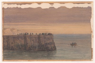Bryggen i Dover, Kent av David Cox