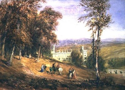 Haddon Hall (akvarell) av David Cox