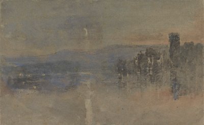 Måneskinnslandskap av David Cox