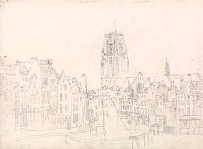 Rotterdam: St. Lawrence-kirken av David Cox
