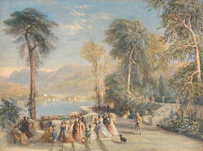 Windermere under regattaen av David Cox