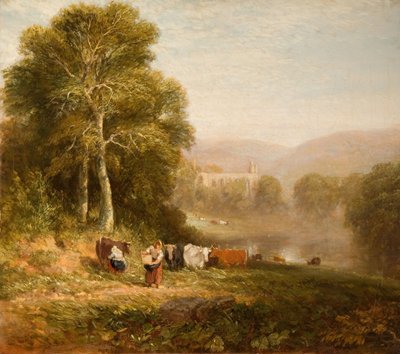 Bolton Abbey, 1844. av David Cox the elder