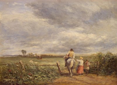 Skal til Hayfield, 1853. av David Cox the elder