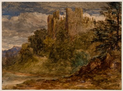 Ludlow Castle, 1800-tallet. av David Cox the elder