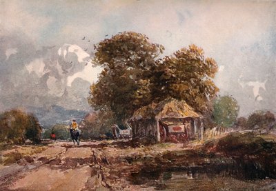 The Cart Shed, 1841 av David Cox the elder