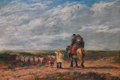 The Cross Road, 1850 av David Cox the elder