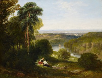 The Wyndcliffe, River Wye, 1842. av David Cox the elder