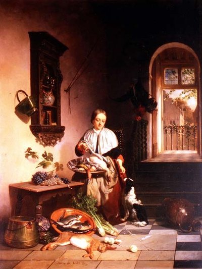 På kjøkkenet av David Emil Joseph de Noter