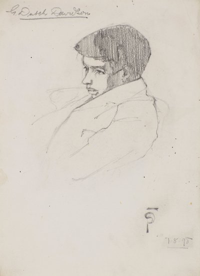 Portrett av George Dutch Davidson av David Foggie