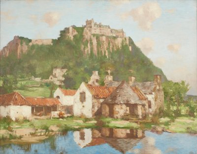 Under vollene til Stirling Castle (olje på lerret) av David Gauld