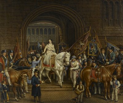Lady Godiva prosesjon fra 1829, 1867 av David Gee