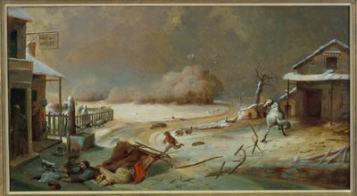 Halvveishus, 1864 av David Gilmour Blythe