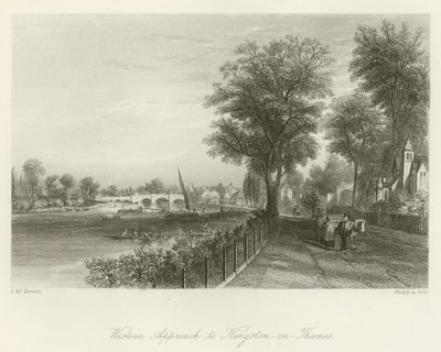 Western Approach til Kingston-on-Thames av David Hall McKewan