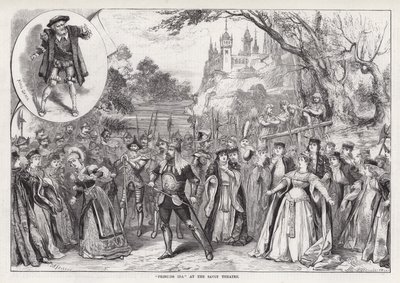 "Prinsesse Ida" på Savoy Theatre (gravering) av David Henry Friston