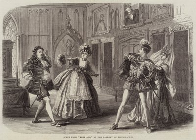 Scene fra Ages Ago, i Gallery of Illustration av David Henry Friston