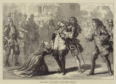Scene fra Amos Clark, på Queen