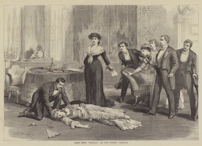 Scene fra Delilah ved det olympiske teateret av David Henry Friston
