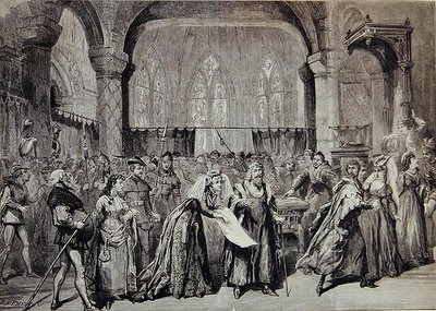 Scene fra "The Canterbury Pilgrims", av Charles Villiers Stanford av David Henry Friston