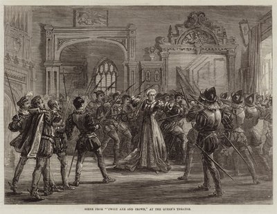 Scene fra Twixt Axt and Crown, på Queen