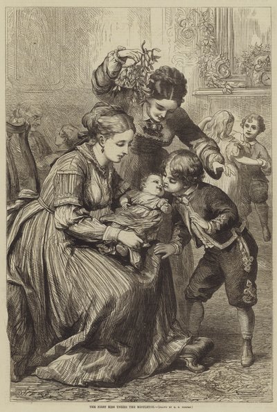 Det første kysset under mistelteinen av David Henry Friston