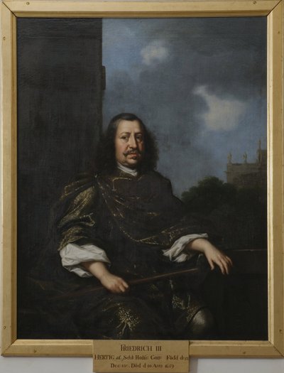 Fredrik III, 1597-1659, hertug av Holstein-Gottorp av David Klöcker Ehrenstrahl