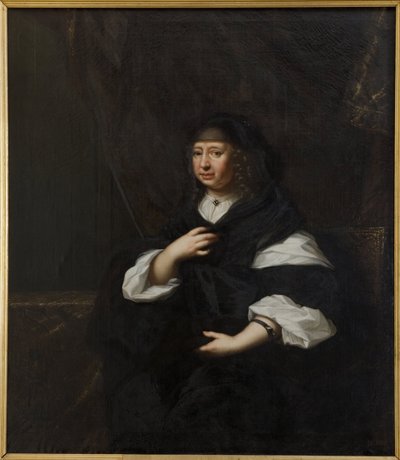 Marie Elisabeth de Saxe, hertuginnekonsort av Holstein Gottorp - Portrett av prinsesse Marie Elisabeth av Sachsen (1610-1684), hertuginne av Holstein-Gottorp, av Ehrenstrahl, David Kloecker (1629-1698). Olje på lerret. Mål: 137x120 cm. Nasjonalmuseum Lager av David Klöcker Ehrenstrahl